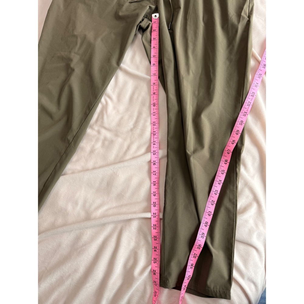 Utopia by Hue Womens XL Olive Green Drawstring Jogger Pants Stretch Activewear - Picture 8 of 8